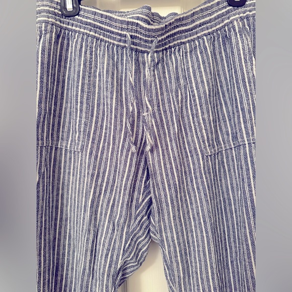 Old Navy Linen Crop Pants Size Medium - Picture 5 of 5
